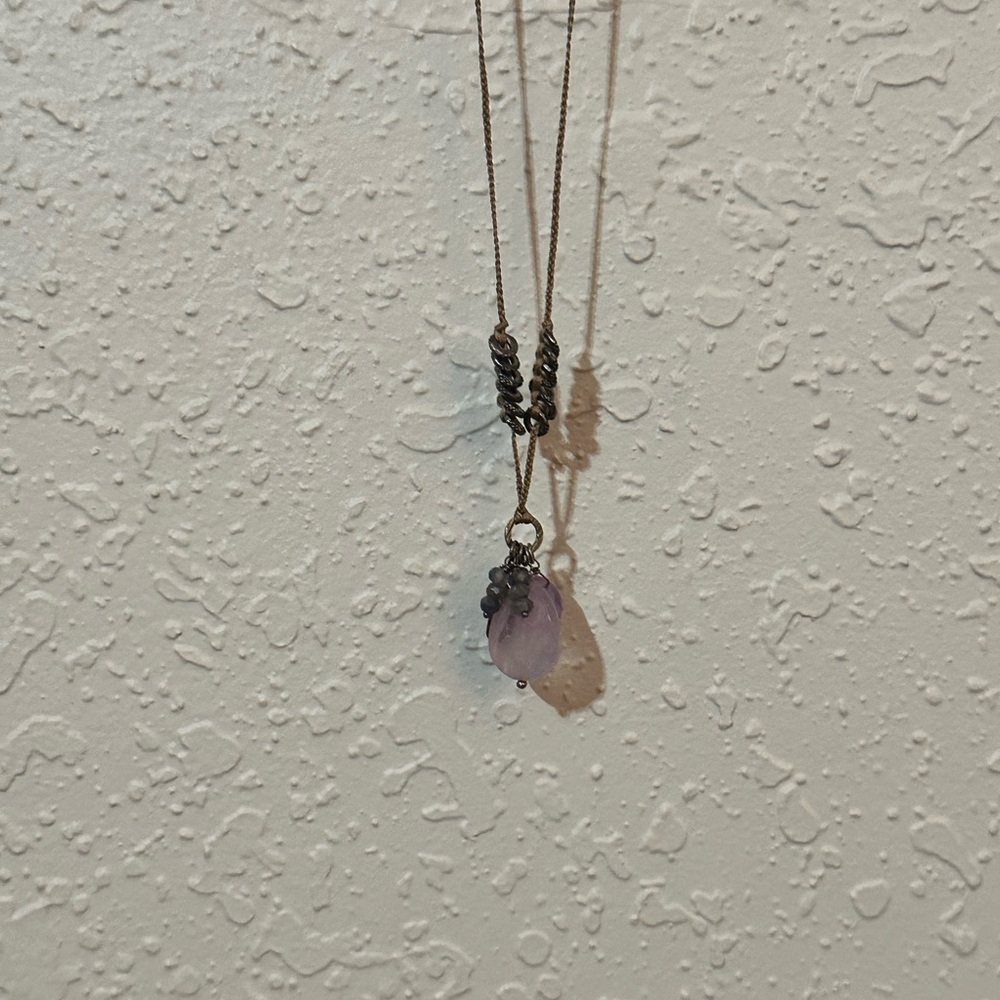Silpada Amethyst Pendant Necklace